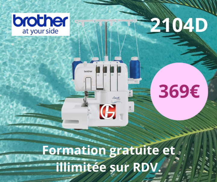 SURJETEUSE BROTHER 2104D BORDEAUX GIRONDE