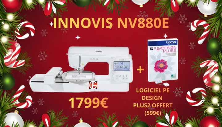 NV880E  BROTHER BORDEAUX