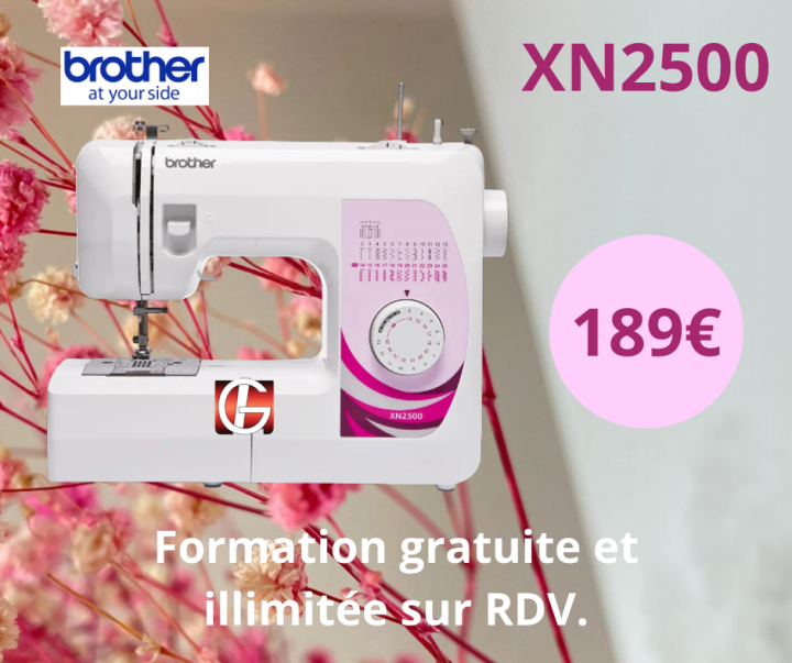 BROTHER  BORDEAUX  XN2500 Gironde