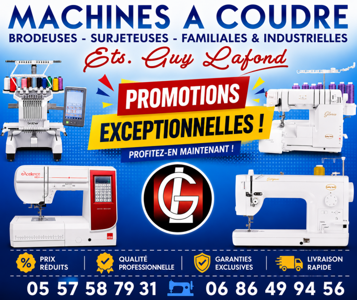 PROMOTION  BORDEAUX BABYLOCK BROTHER ELNA